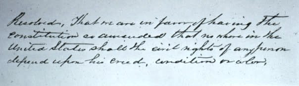 Resolução do Concílio de Illinois de 1865